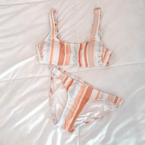 Xhilaration Striped Bikini Set! NWOT